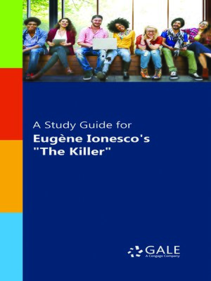 cover image of A Study Guide for Eugene Ionesco's "The Killer"